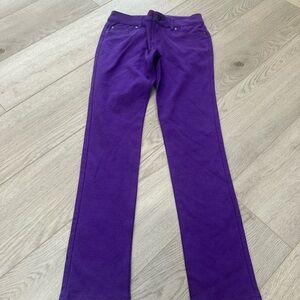 Vibrant Purple Pants psny size 12 kids nwot